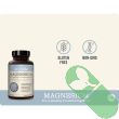 “Side view of NatureWise Marine Magnesium bottle with Aquamin details”

