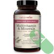 "NatureWise Women's Multivitamin Hair Skin Nails Support bottle with fresh botanical accents highlighting hair, skin, and nail support."


