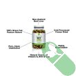 Bottle of New Zealand beef liver capsules offering a rich source of naturally occurring vitamins for daily dietary supplementation.