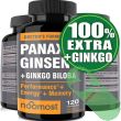 "NooMost vegan Panax Ginseng capsules for memory, focus, and natural cognitive performance boost"

