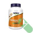 now foods betaine hcl 648mg digestive health supplement label

