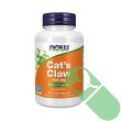 NOW Cat's Claw 500mg Herbal Support Supplement 100 Veggie Caps
