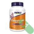 now-colostrum-500mg-front – Front label of NOW Colostrum 500 mg 120 Veg Capsules

