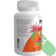"Side view of NOW Eve Women's Multivitamin Tablets bottle displaying product information"

