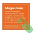 NOW Magnesium Citrate 200 mg bottle front label – 240 vegetarian capsules nervous system support

