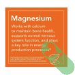 Close-up of NOW Magnesium Glycinate vegetarian tablet with smooth texture

