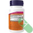 "Side label of NOW Methyl Folate 5000mcg – supplement facts and usage instructions"


