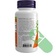 Supplement facts label on NOW Rhodiola bottle highlighting 500 mg Rhodiola Rosea extract

