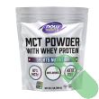 NOW Sports Keto Fuel MCT and Whey Protein Powder for Ketogenic Diet