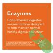 now foods super enzymes capsule bottle side label

