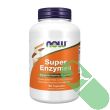 now foods super enzymes 180 capsule bottle front view

