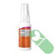 "NOW Vitamin D-3 & K-2 Liposomal Spray 4 oz being used sublingually as directed"

