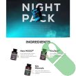 Close-up of Onnit Total Human day and night supplement packets

