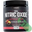 Onnit Total Nitric Oxide Powder nutrition facts panel with calories, carbs, and protein

