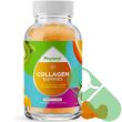 Bottle of Phytoral Hydrolyzed Collagen Gummies with tropical flavor label.

