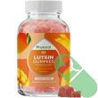 Phytoral Lutein Gummies displayed with fresh mango slices – natural flavor emphasis