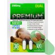 "Back label of Premium 2900mg Male Enhancement Pills showing supplement facts and warnings"

