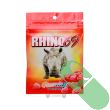 Rhino 69 Gummy pouch displayed beside product box