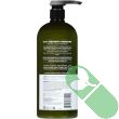 Close-up of Avalon Organics Scalp Treatment Tea Tree Conditioner bottle showing natural ingredient icons


