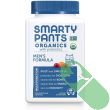 SmartyPants Organic Men’s Formula – gummy close-up next to bottle
