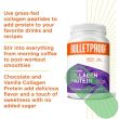 "Supplement facts of Bulletproof Keto Friendly Collagen Protein Powder – Chocolate 42.3 oz"