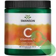"Swanson Vitamin C Powder Immune System Support Supplement – 16 oz packaging emphasizing immune support benefits."

