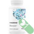 Front view of Thorne Memoractiv bottle highlighting cognitive support benefits

