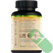 "Nature’s Base Turmeric Ginger Apple Cider Vinegar vegetarian capsules shown outside bottle"

