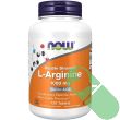 NOW Foods Double Strength L-Arginine 1000mg – vegan nitric oxide booster with 120 tablets