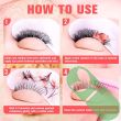 Eyelash extension remover with easy-to-control cream application, by VEYES INC.