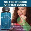 Non-GMO gluten-free certified Viva Naturals Antarctic Krill Oil bottle