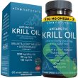 Label showing 165 mg EPA and 90 mg DHA in Viva Naturals Krill Oil
