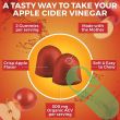 Organic apple cider vinegar gummy supplement for digestion and metabolism

