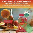 Organic ingredients and certification badges on Viva Naturals ACV Gummies

