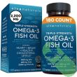 Nutrition facts for Viva Naturals Omega-3 Fish Oil 2200 mg per serving