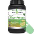 "Prepared shake using Amazing Formulas Grass Fed Whey Protein 2 Lbs Vanilla Flavor"

