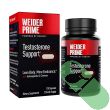 Weider Prime Testosterone Support designed to increase endurance and muscle strength with 120 capsules per bottle.