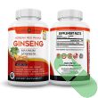 Supplement facts label of Wellbeing Korean Red Panax Ginseng, highlighting 1000 mg per serving

