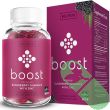 “WellPath Boost Elderberry Zinc Gummies bottle angled view showcasing packaging”


