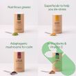 Magic Mushroom Mix chocolate latte powder packaging with adaptogenic mushrooms.

