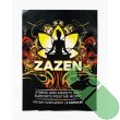 Front label of Zazen Stress and Anxiety Aid herbal relaxation supplement 3 capsules pack