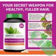 "Zenwise Daily Hair Growth Vitamins bottle with 120 capsules, vegan-friendly, for healthy hair and nails"

