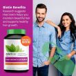 "Zenwise Hair Growth Vitamins supplement facts panel with key vitamins and collagen support ingredients"

