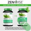 "Zenwise EGCG Green Tea Extract 72 count bottle showing non-GMO label and clean vegan supplement ingredients"

