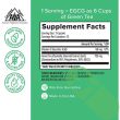 "Front label of Green Tea Extract by Zenwise showing 725mg EGCG per capsule and non-GMO, vegan formula"

