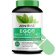 "Close-up of Zenwise EGCG green tea extract capsule and packaging for antioxidant support and immune health"

