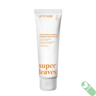 ATTITUDE Super Leaves Volume & Shine Conditioner 8 fl oz with soy protein and cranberries