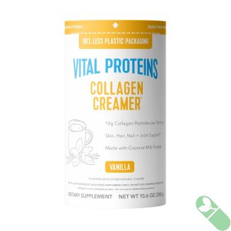 Vital Proteins Vanilla Collagen Creamer for hair, skin, nails, and joint support routine