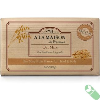A La Maison Oat Milk Moisturizing Hand Body Bar Soap 8.8 Oz