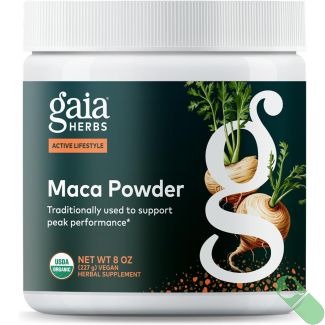 Gaia Herbs Gelatinized Peruvian Maca Powder 8 Ounce Herbal Supplement